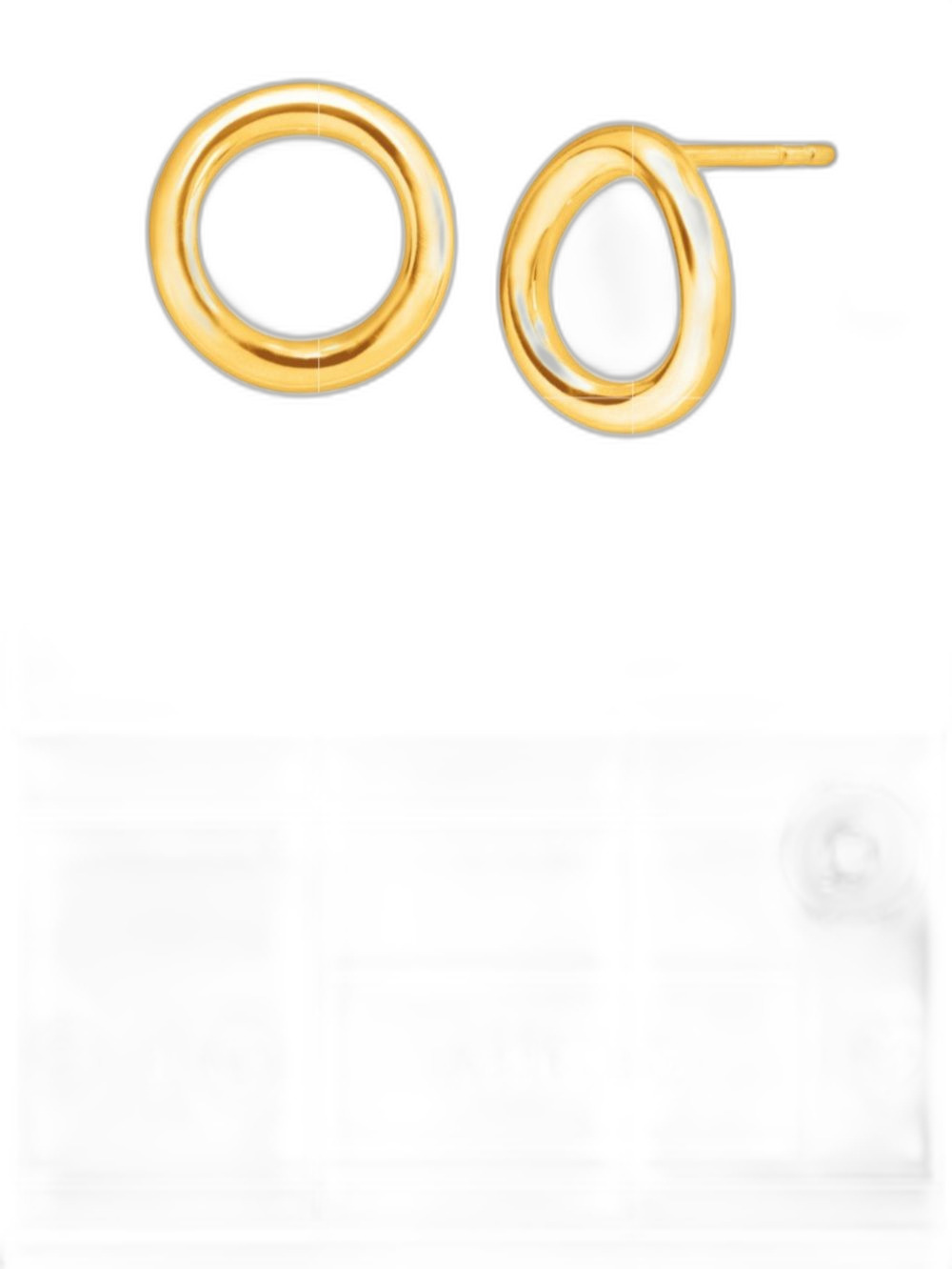 Silpada 14kt Gold  plated, Sterling Silver Karma Earrings
